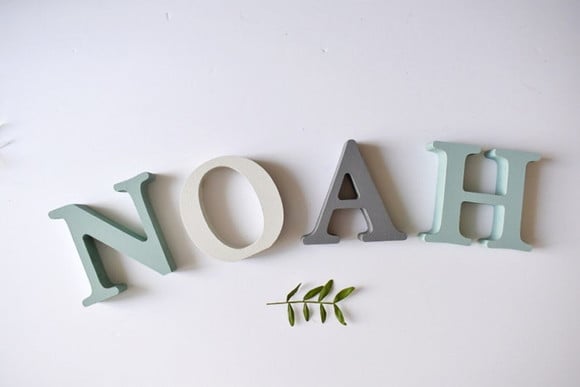 Letras Nome Infantil 18mm - Kit com 6 letras