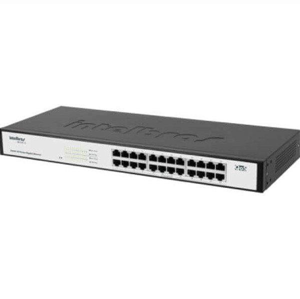 Intelbras Switch 24 portas Gigabit Ethernet SG 2400 QR QoS 2 anos de garantia