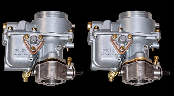 Carburador Duplo Solex 40 Puma Gasolina Original