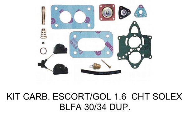 Kit Reparo Blfa Motor Cht 1.6 Escort / Gol 1.6 Duplo Solex