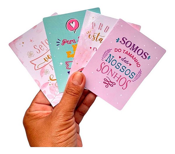Kit Frases 100 Cartões Mimo Cliente (Sonhos)