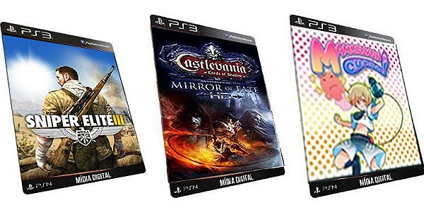 Jogos de Ps3 em mídia digital