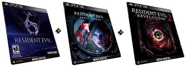 Combo Resident Evil 10 em 1 PS3 - MSQ Games