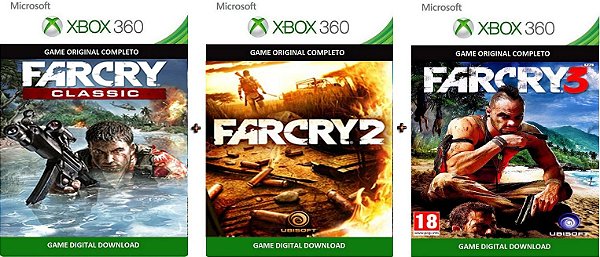 FarCry Combo Game Xbox 360 Original - ADRIANAGAMES