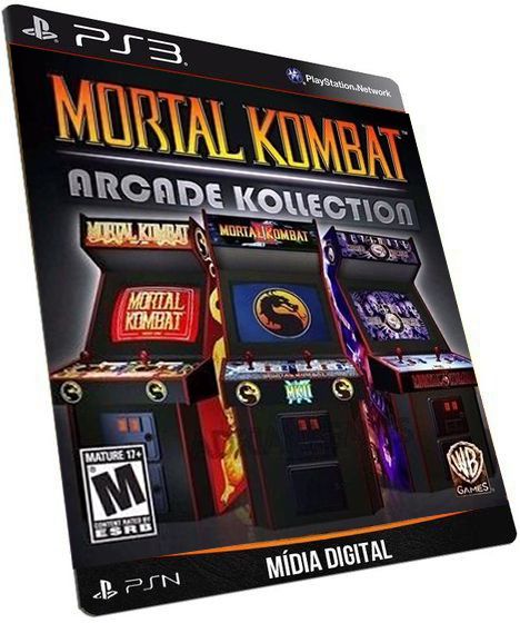 Mortal Kombat Arcade Kollection 1 2 3 - Mídia Digital PSN PS3