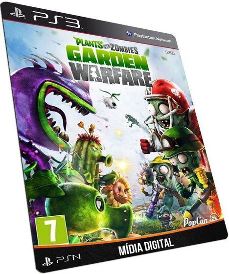 PLANTS VS ZOMBIE GARDEN WARFARE PS3 PSN MÍDIA DIGITAL - ADRIANAGAMES