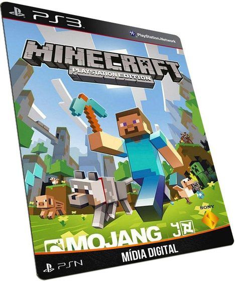 MINECRAFT Jogos Ps3 PSN Digital Playstation 3