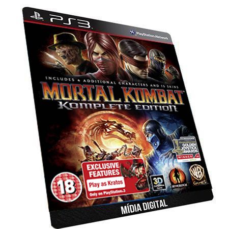Mortal Kombat 9 Komplete Edition BR Midia Digital Ps3 - WR Games Os  melhores jogos estão aqui!!!!