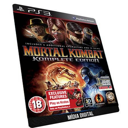 MORTAL KOMBAT 9 Ps3 KOMPLETE EDITION MÍDIA FÍSICA LACRADO