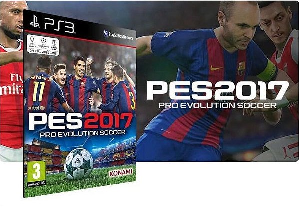 Pes 2017 Ps3 Digital Psn Narração Portugal + Game Max Payne 3 PLAYSTATION  STORE - ADRIANAGAMES