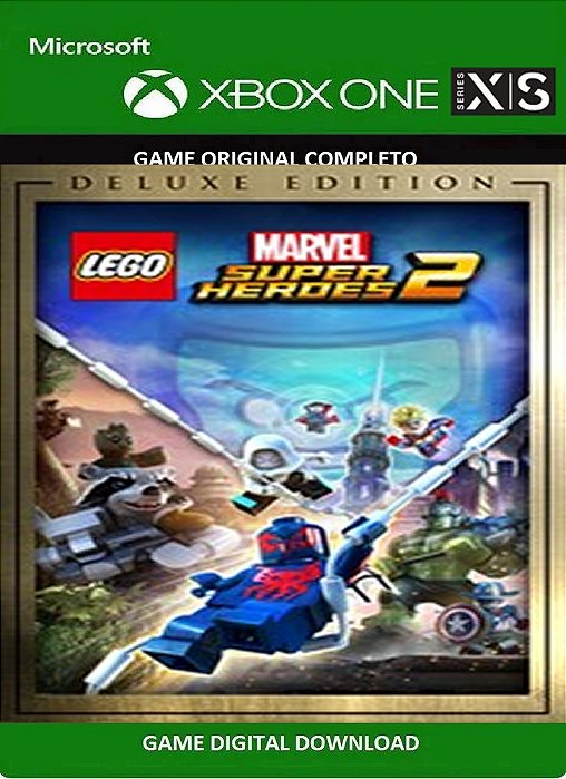 Lego Marvel Super Heroes 2 Edição Deluxe Xbox One ou Séries Game Digital