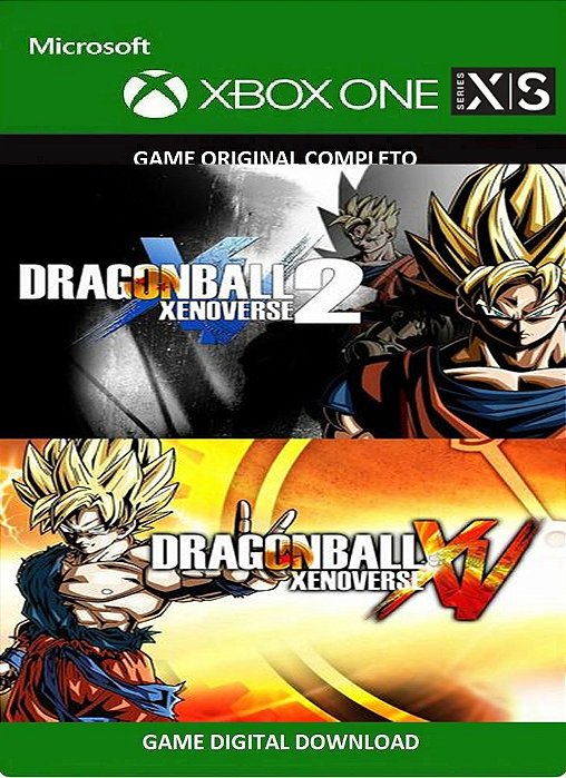Dragon Ball Z Xenoverse 1 e 2 Xbox One ou Séries Game Digital