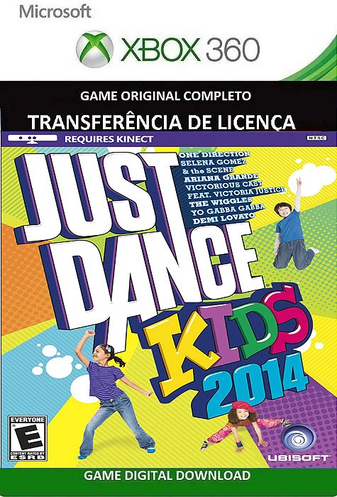 Just Dance Kids 2014 Xbox 360 Jogo Digital Transferência Licença