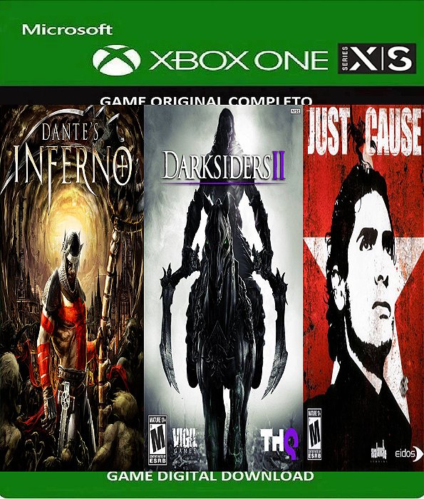 DarkSiders 2 Combo triplo Xbox One ou Séries Game Digital