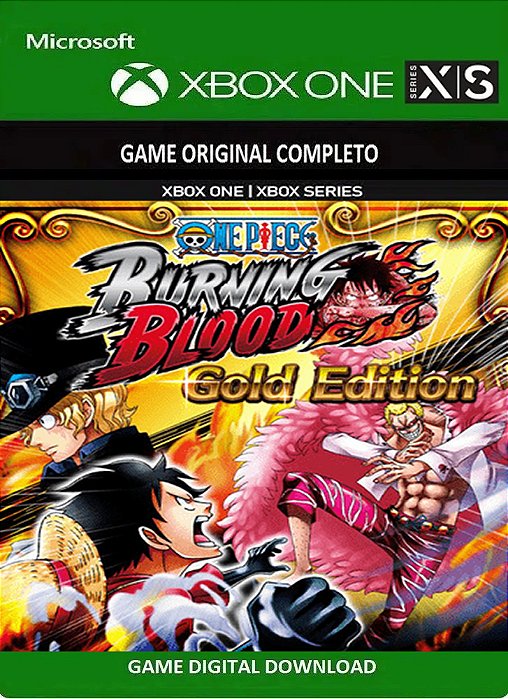 One Piece Burning Blood Gold Edition Xbox One e Séries S/X Jogo Digital