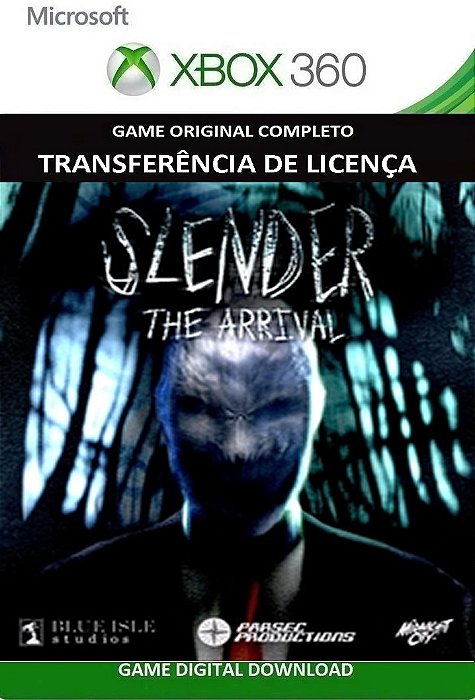 Slender The Arrival Xbox 360 Jogo Digital Transferência Licença