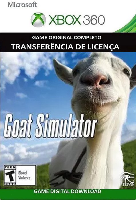 Goat Simulator Xbox 360 Jogo Digital Transferência Licença