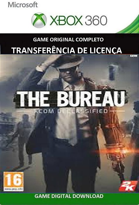 The Bureau Xbox 360 Jogo Digital Transferência Licença