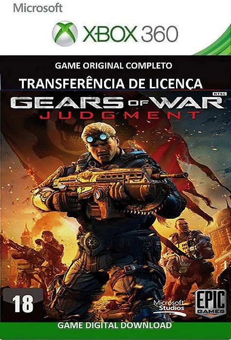 Gears of War: Judgment Jogo Xbox 360 Digital Transferência Licença