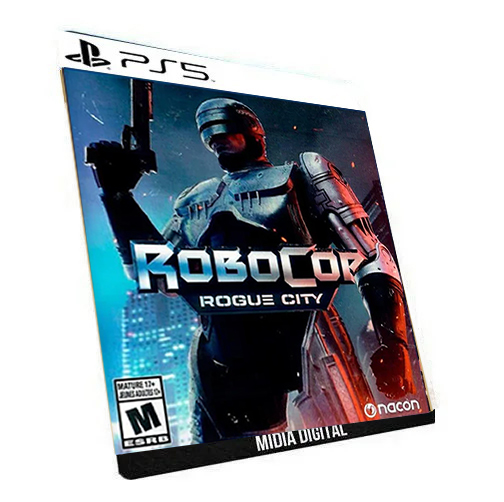 RoboCop: Rogue City PS5 Game Mídia Digital PSN