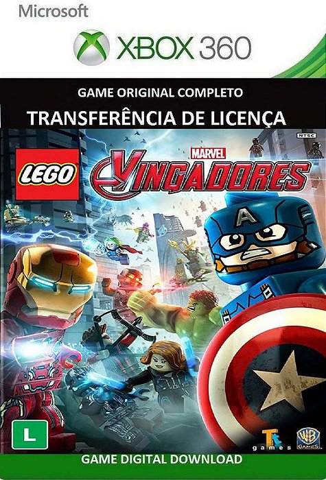 Lego Marvel Super Heroes Game Xbox 360 Licença Digital - ADRIANAGAMES