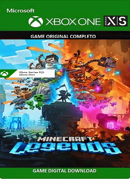 Minecraft Legends Xbox One e Séries S/X Jogo Digital