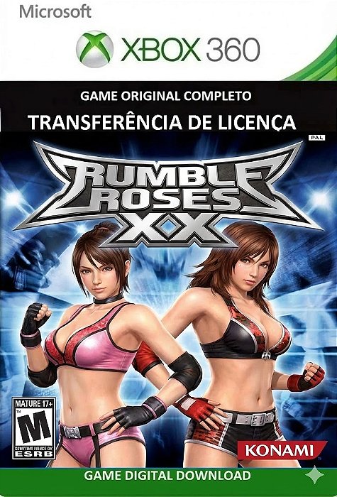 Rumble Roses XX Game Xbox 360 Licença Digital