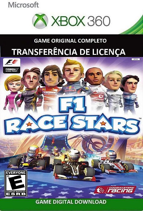 F1 Race Stars Game Xbox 360 Jogo Digital Original em Mídia Digital -  ADRIANAGAMES