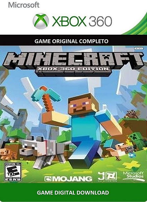 Jogo Minecraft Xbox 360 Original Frete Grátis Envio Rápido