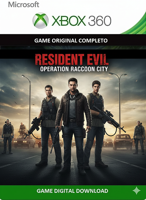 Resident Evil Operation Raccoon City Xbox 360 Jogo Digital Transferência Licença