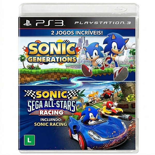 Sonic Generation Ps3 + Sonic Racing PS3 Game Digital PSN
