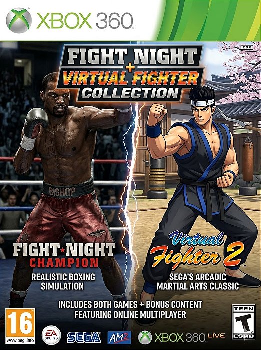 Fight Night Champion & Virtua Fighter 2 Jogos Xbox 360 Digital Transferência Licença