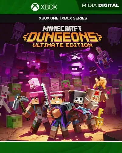Minecraft Dungeons Edição Ultimate Xbox One e Séries S/X Jogo Digital