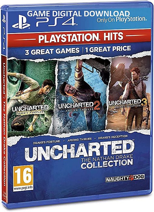 Uncharted collection - Ps4 - Turok Games - Só aqui tem gamers de verdade!