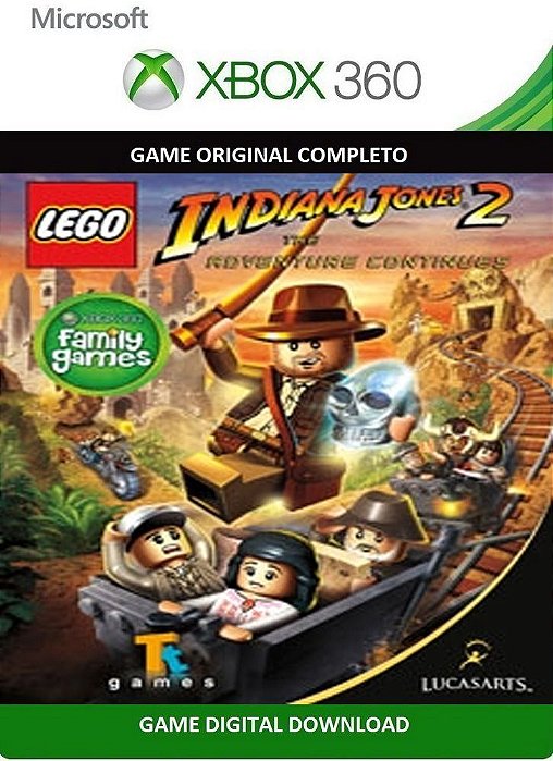 Jogo Lego Indiana Jones 2 A Aventura Continua Xbox 360 Usado - Meu Game  Favorito