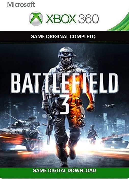 Jogo Battlefield 3 - Xbox 360 - Download Da Live