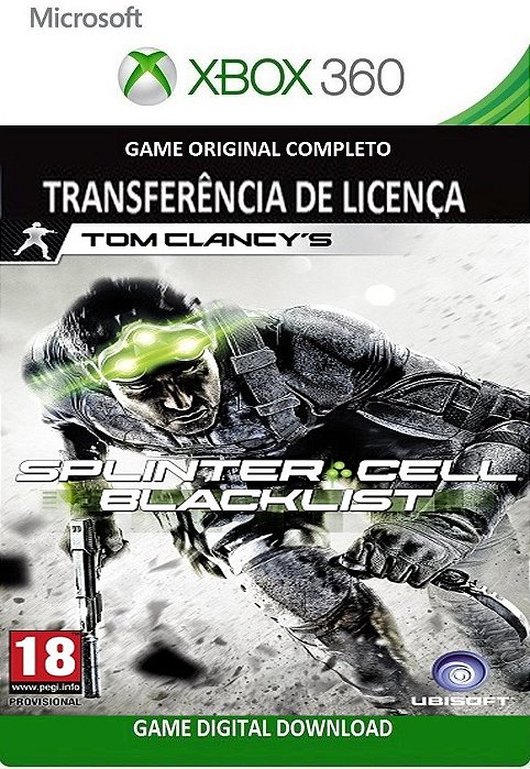 Jogo ps4 splinter cell