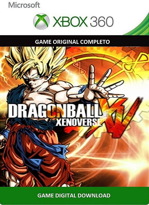 Dragon Ball Xenoverse Midida Digital Xbox 360 - Wsgames - Jogos em Midias  Digitas