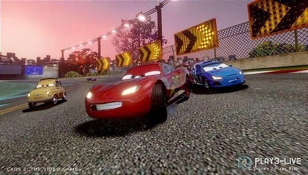 Carros Cars Disney Ps2 Jogo Original Completo Mídia Física