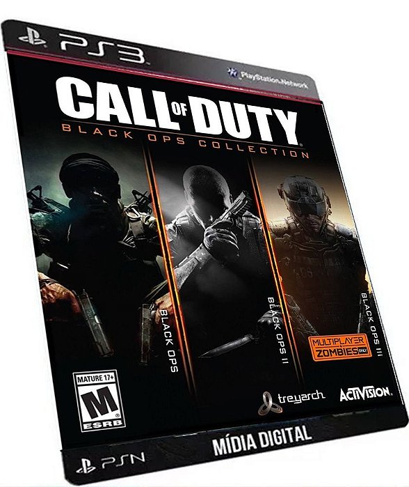 Call Of Duty Black Ops 3 Ps3 Midia fisica Original Seminova Funcionando e  Testada 100% perfeita encarte Original Envio Imediato Pra todo Brasil.  Levando mais de 2 jogos tem Promoção so - Desconto no Preço