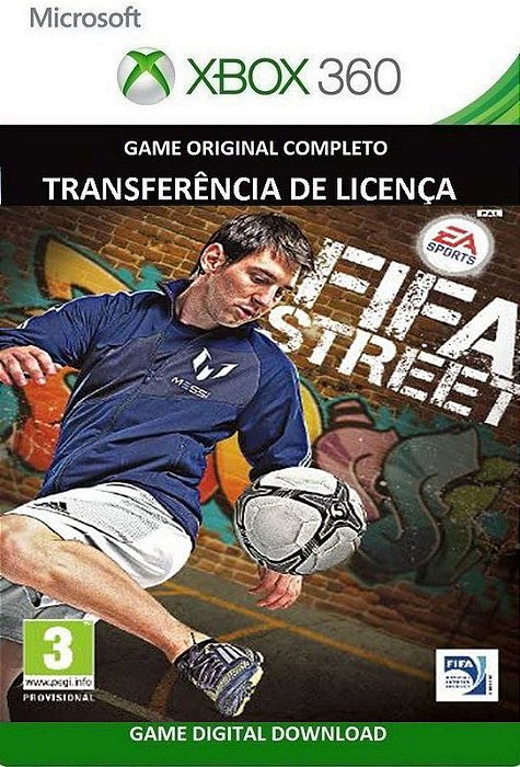 FIFA STREET Xbox 360 Jogo Original em Midia Digital - ADRIANAGAMES