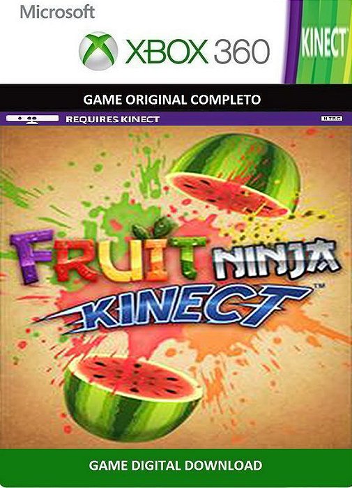 Fruit Ninja Kinect Xbox 360 Código Download 25 Dígitos**