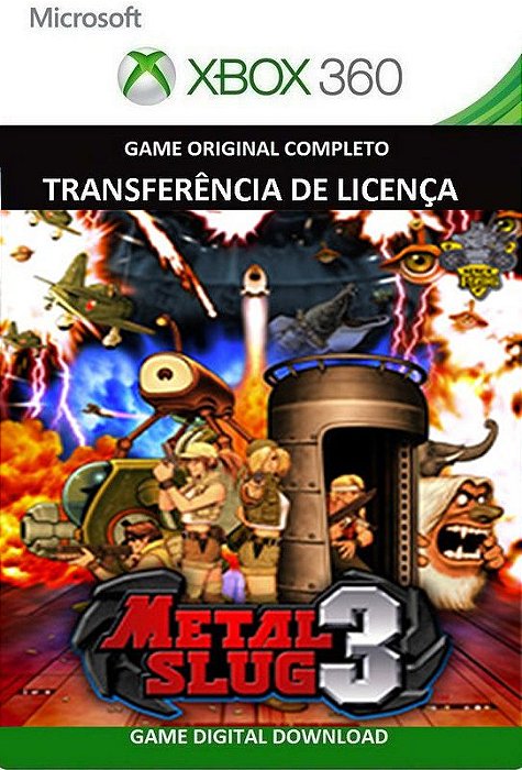 Jogo Metal Slug 3 - Xbox 360 R$ 0 - Promobit