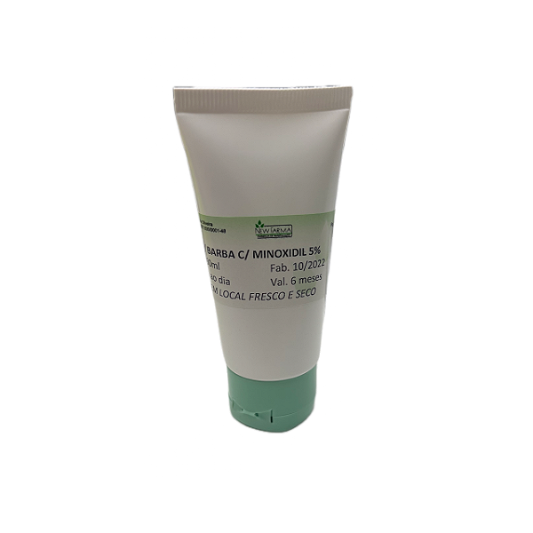 Solução P/ Barba C/ Minoxidil 5% - 60ml