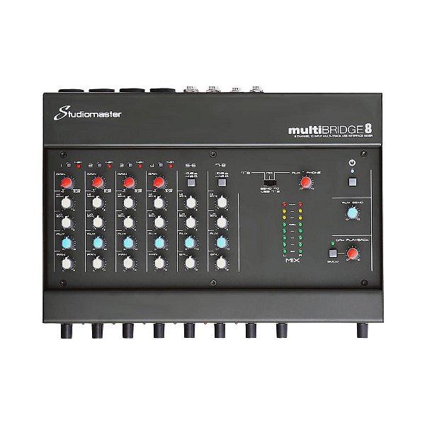 Mesa de Som Analogica Multitrack de 8 Canais