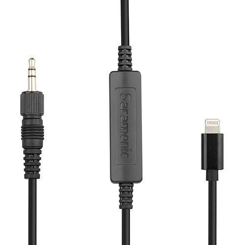 Cabo com conector TRS macho para LIGHTNING