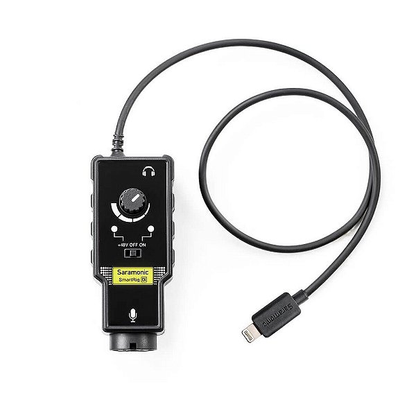 Interface de Áudio com Plug Lightning para iOS