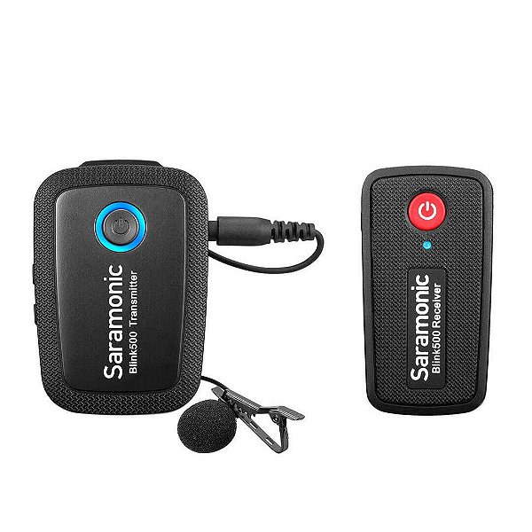 Sistema de Microfone Lapela sem fio com Receptor para cameras & celulares
