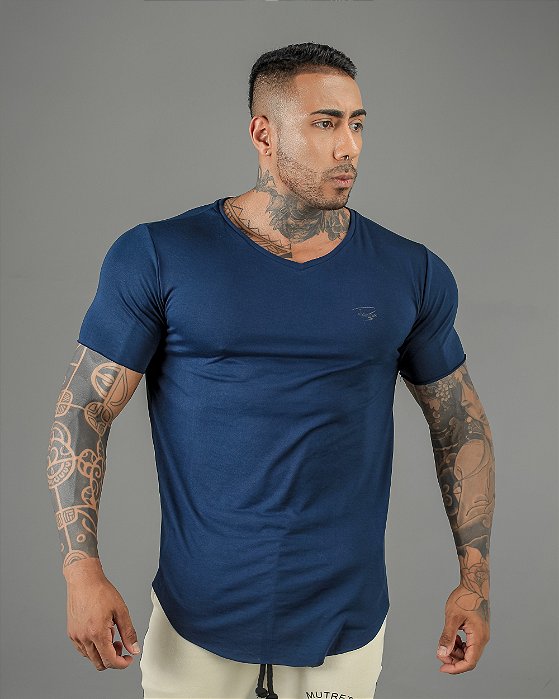 CAMISETA PREMIUM LINHA MUTRAN PRINCE AZUL MARINHO