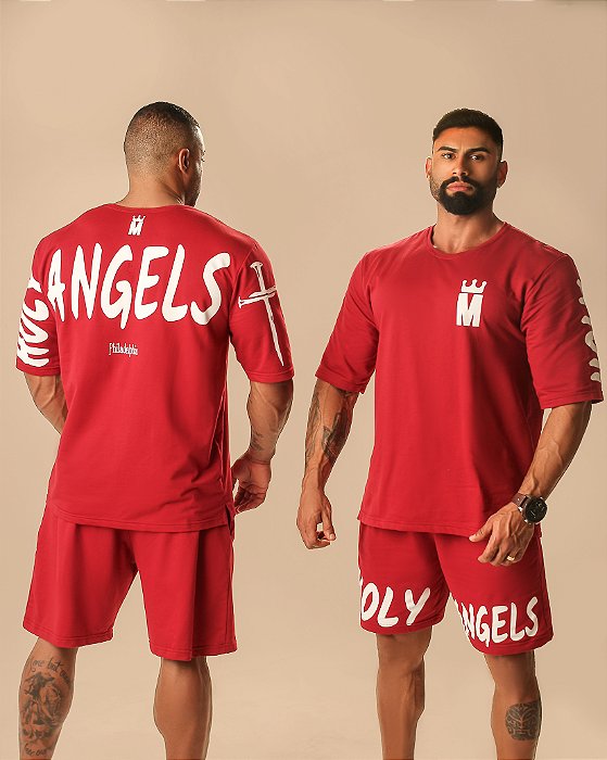 OVERSIZED HOLY ANGELS RED